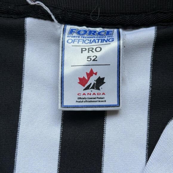 Canadian Hockey Referee Jersey 52 Force Pro Men’s - Picture 3 of 12